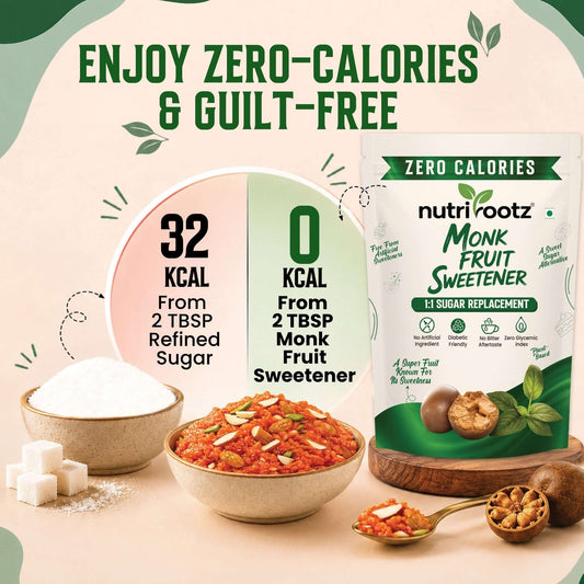 Monk Fruit Sweetener with Erythritol calorie