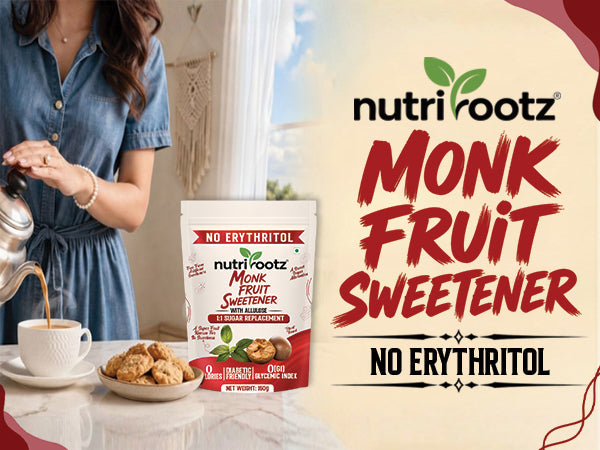 Buy Monk Fruit Sweetener Without Erythritol in India