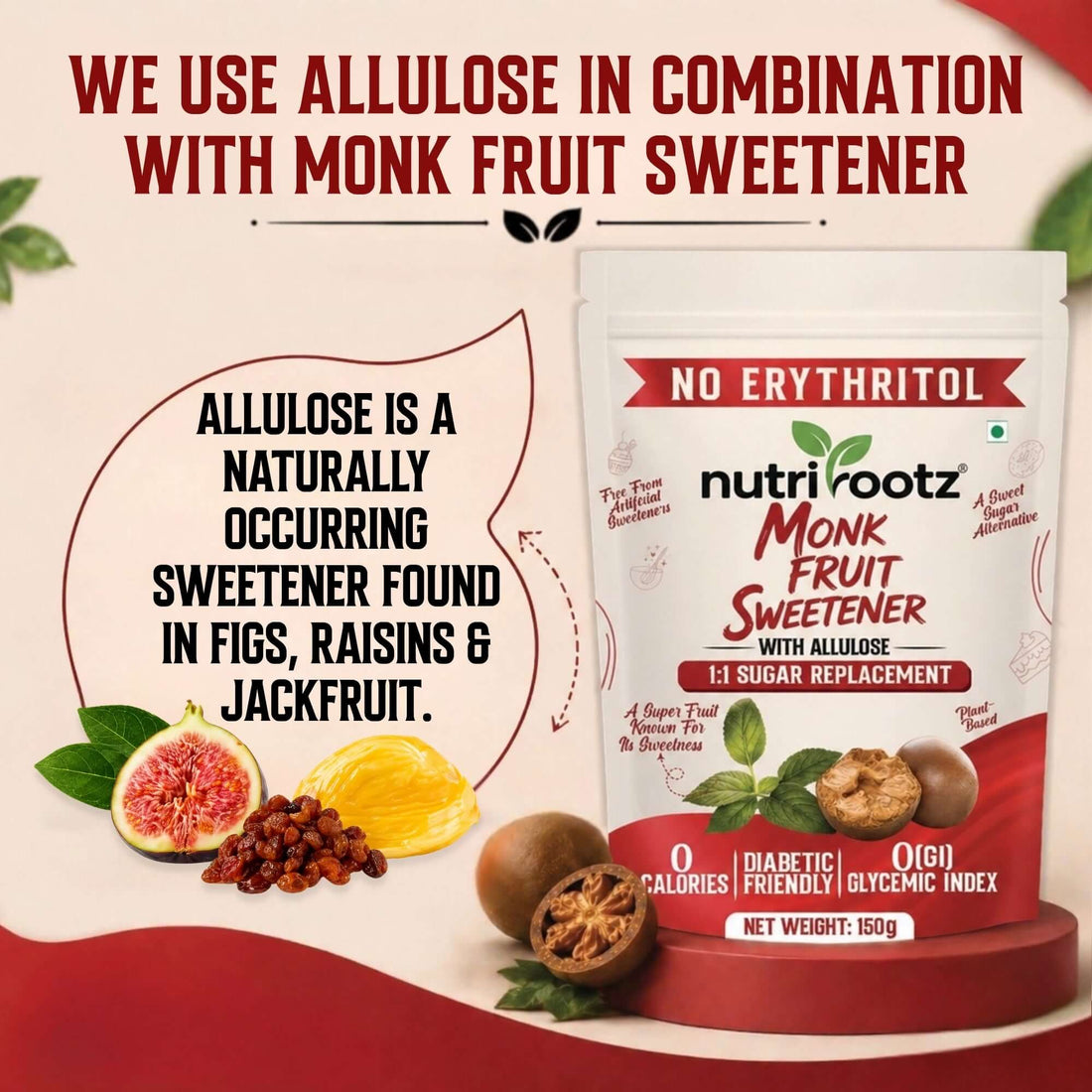 Monk Fruit Sweetener Without Erythritol: Benefits, Uses & Sugar Alternative India