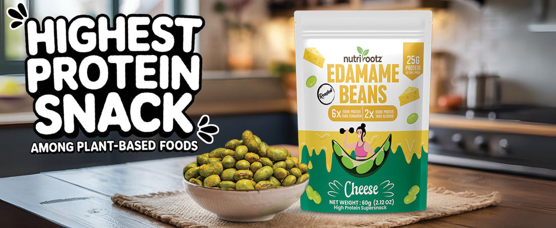 Dry Roasted Edamame Beans - High Protein Super Snack