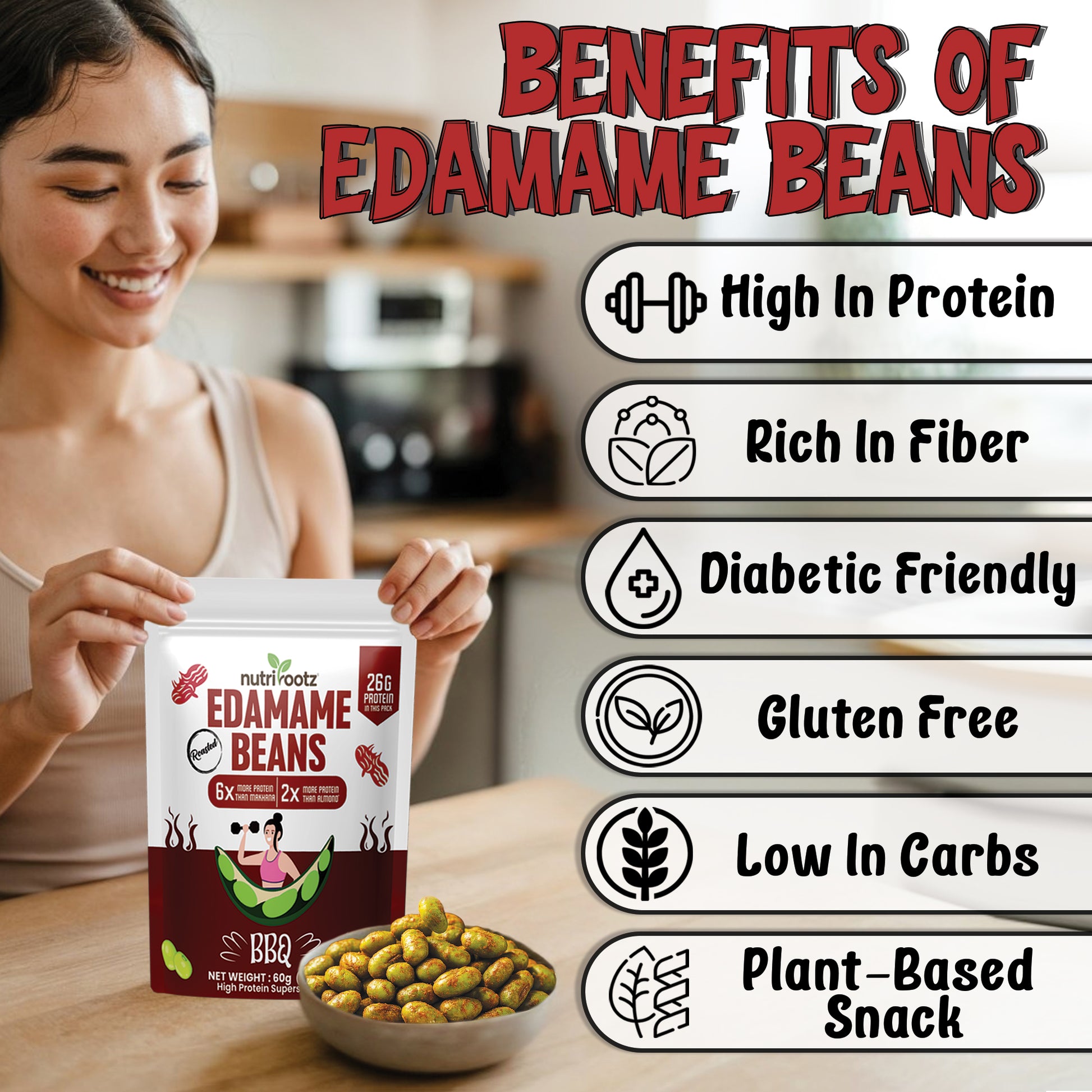 Roasted Edamame Beans