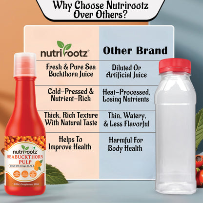 Sea Buckthorn Pulp comparison with other brand