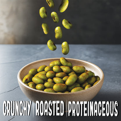 Nutrirootz Roasted Edamame Beans - Peri Peri Flavor | 25g Protein | 60g Pack | High Protein Snack