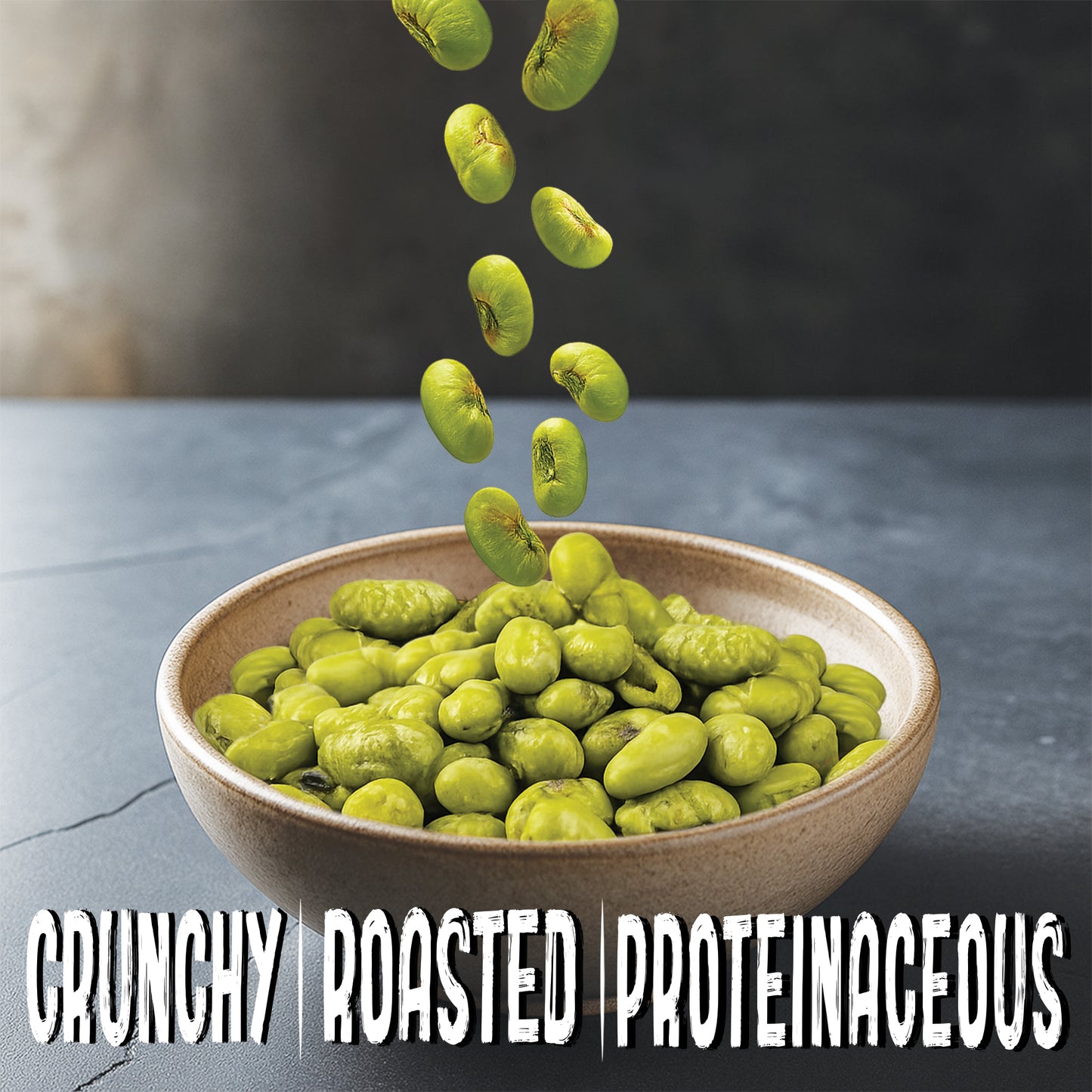 Nutrirootz Roasted Edamame Beans Sea Salt | 11g Protein per pack 25g | Pack of 5 & 10 | High Protein Snack | Keto, Vegan & Gluten Free