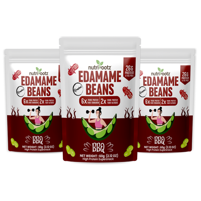 Roasted Edamame Beans - BBQ FLAVOR | 26g Protein