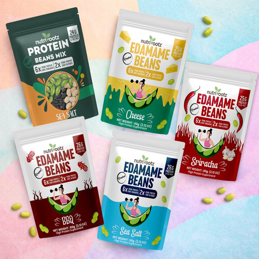 Nutrirootz High Protein Snacks Combos for Fitness & Energy