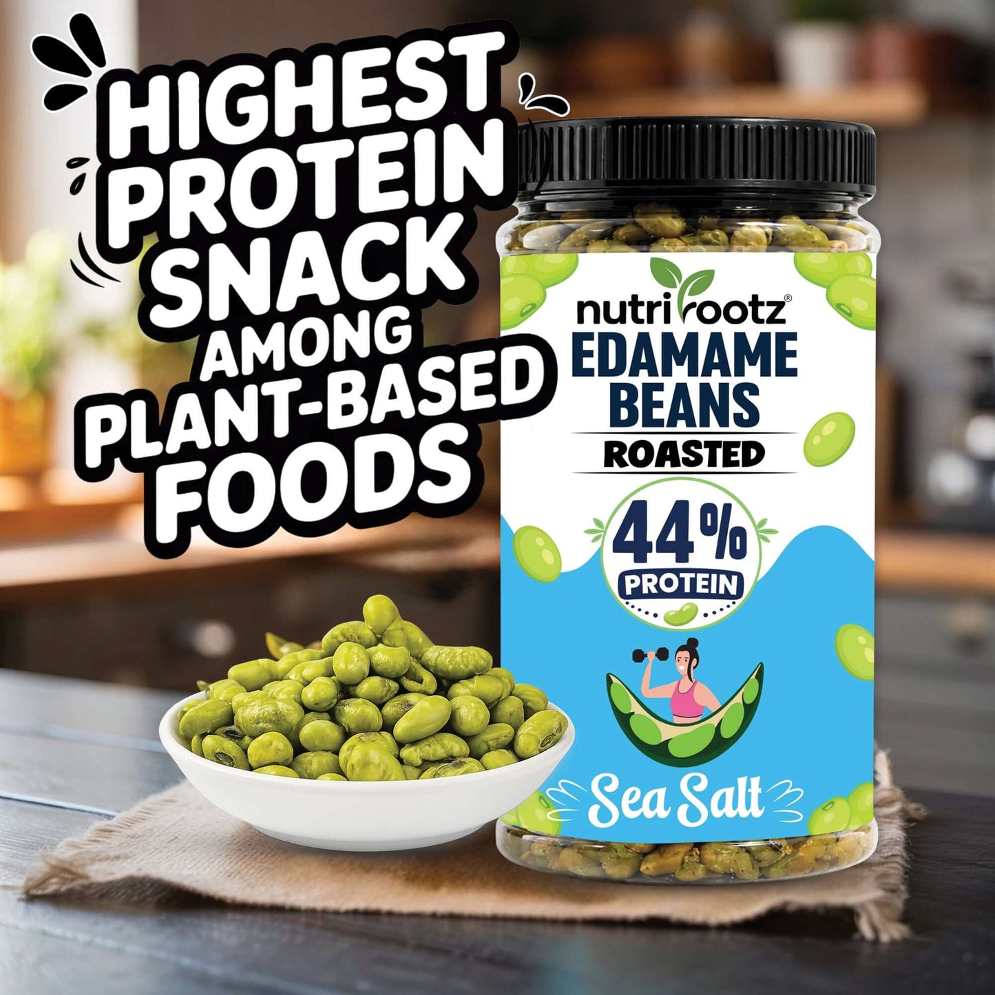 high protein snack Edamame Beans