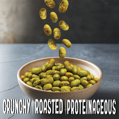 Nutrirootz Roasted Edamame Beans Cheese | 10g Protein per pack 25g | Pack of 5 & 10 | High Protein Snack | Keto, Vegan & Gluten Free