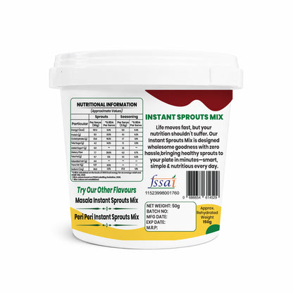 Instant Sprouts Mix Korean Chilli | High Protein Snack | Nutrirootz