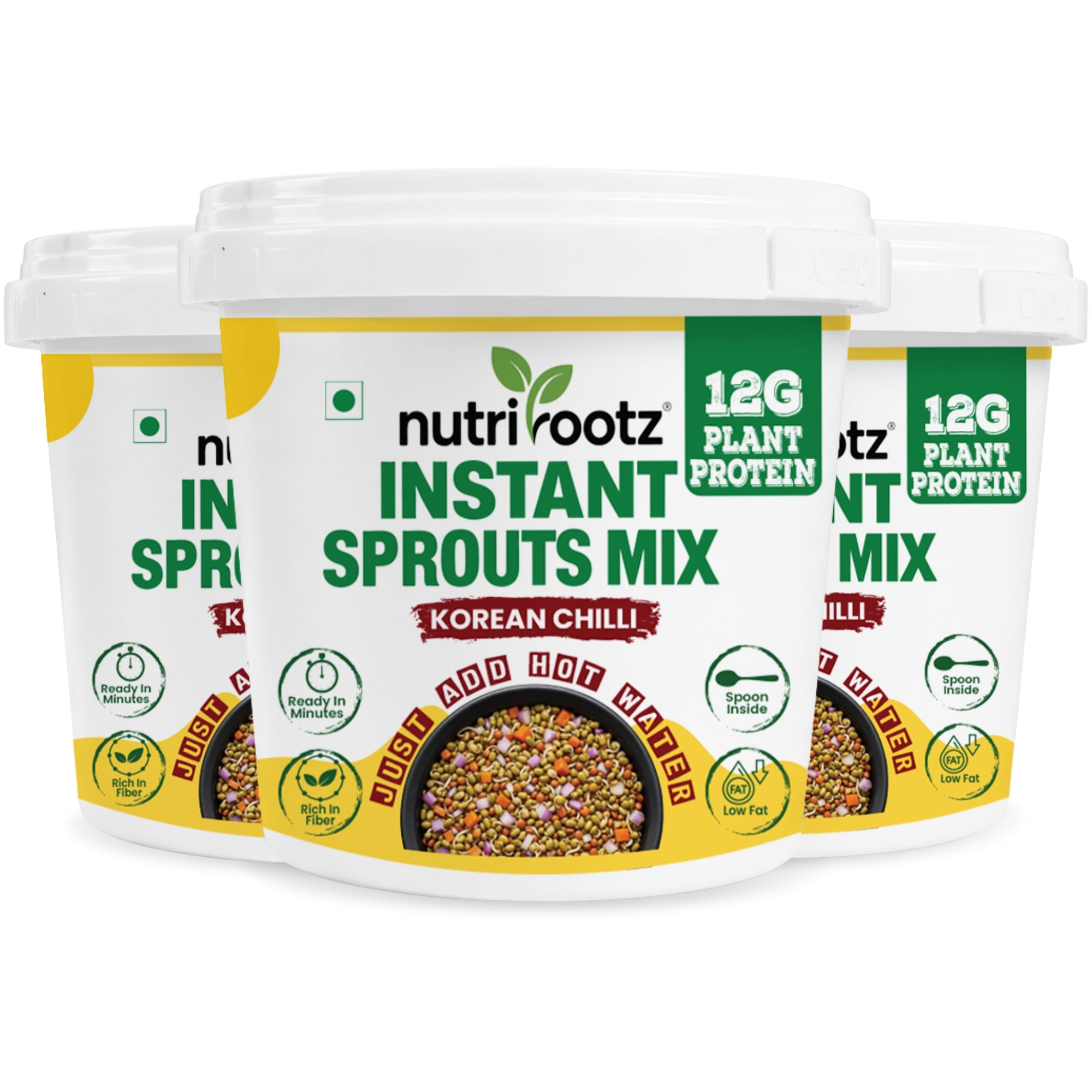 Buy Instant Sprouts Mix - Korean Chilli Pack of 3 | High Protein