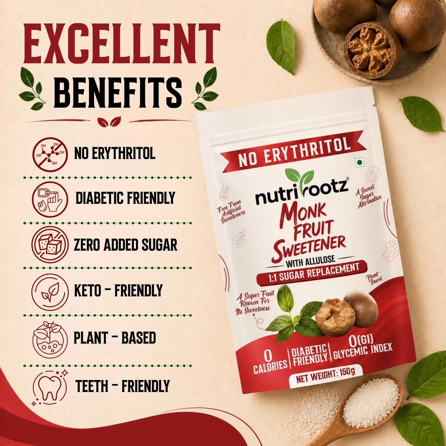 Monk Fruit Sweetener Benefits