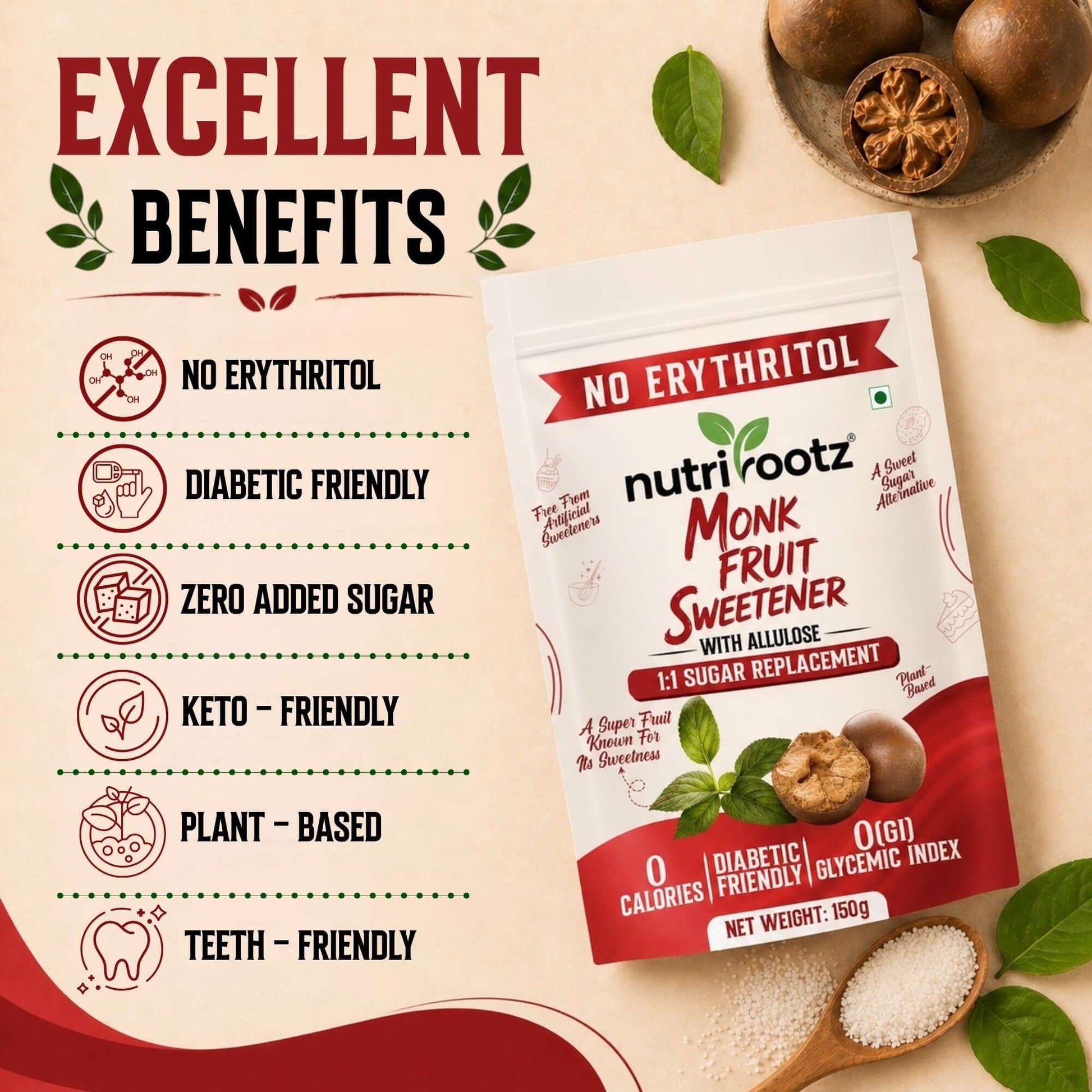 Monk Fruit Sweetener Benefits