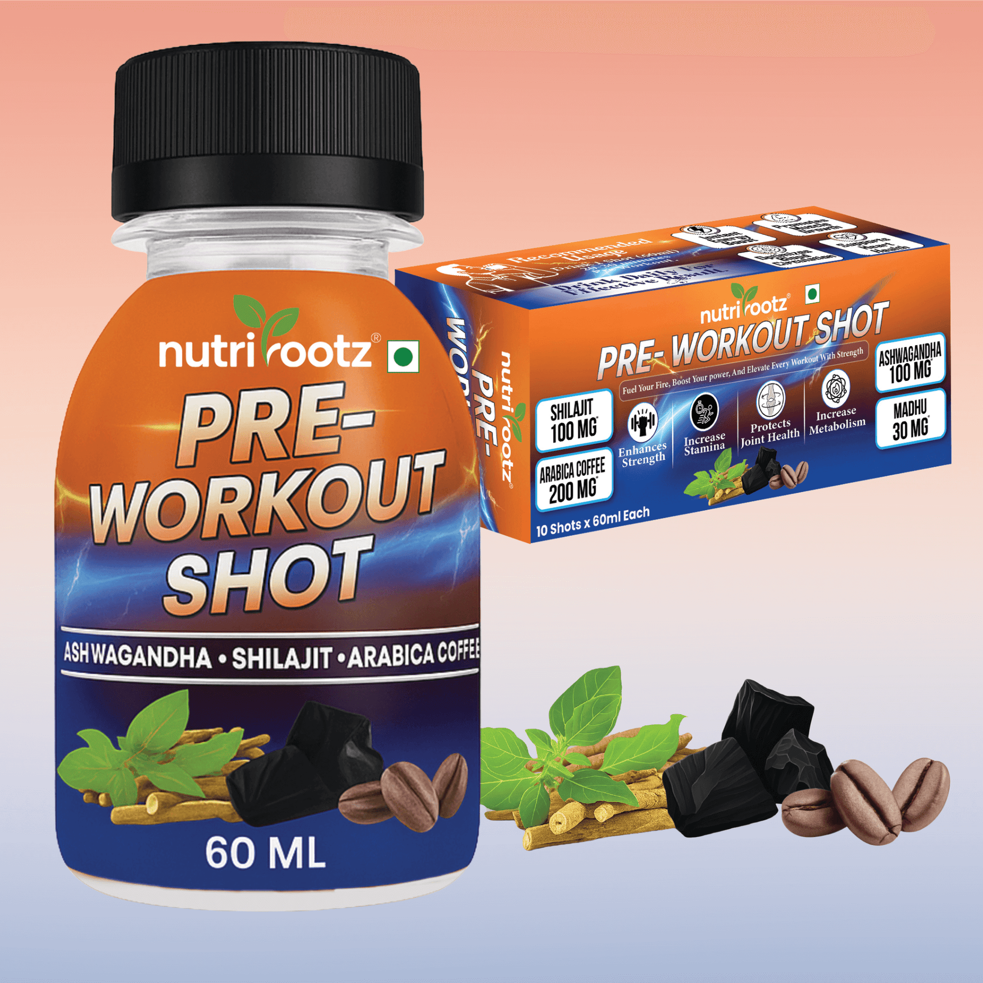 Pre workout shot