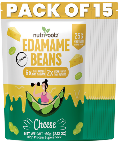 Roasted Edamame Beans - CHEESE FLAVOR | 25g Protein