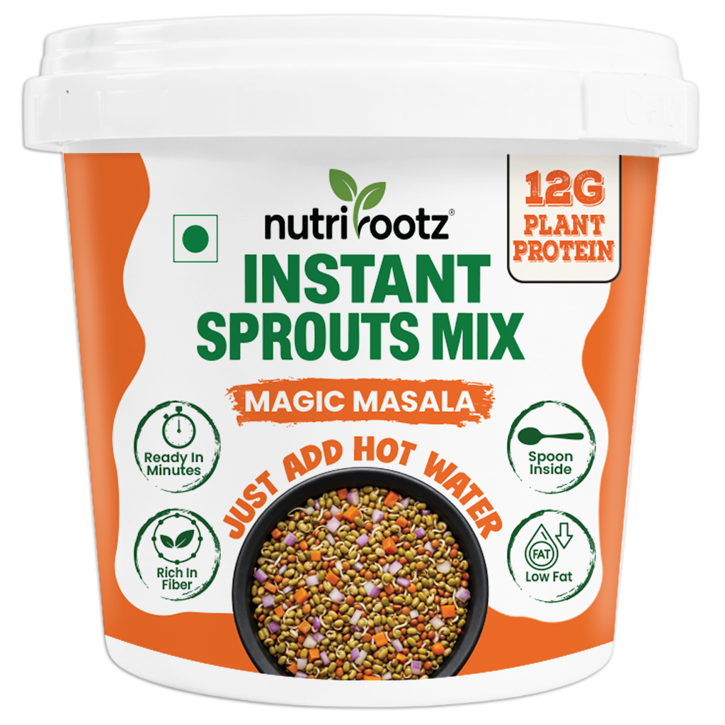 Instant Sprouts Mix Magic Masala | Ready to Eat Healthy Snack | Nutrirootz