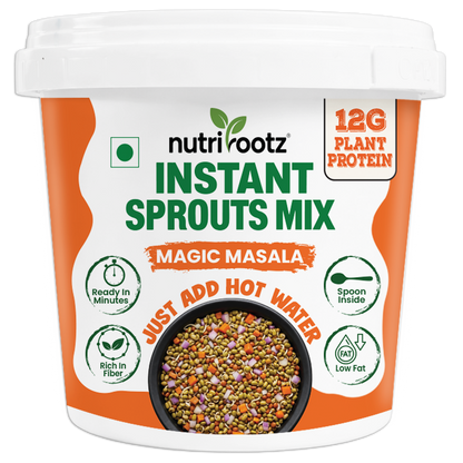 Instant Sprouts Mix Magic Masala | Ready to Eat Healthy Snack | Nutrirootz